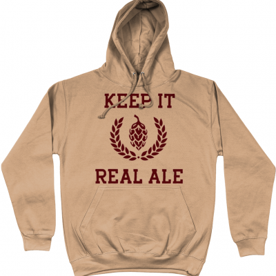 Keep It Real Ale Hoodie - Nude