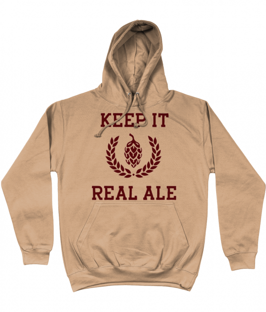 Keep It Real Ale Hoodie - Nude