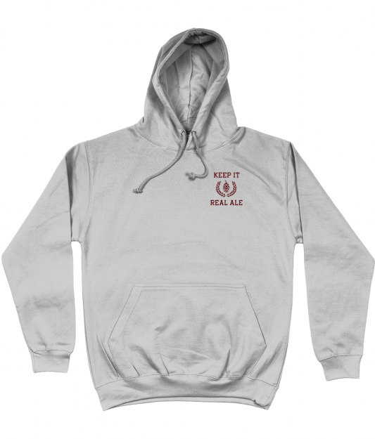 Keep It Real Ale Hoodie - Heather Grey