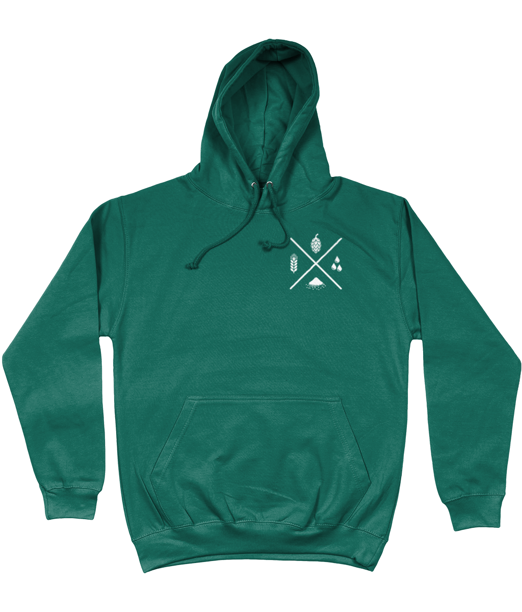 Four Ingredients Hoodie - Small Print » UK Micropubs