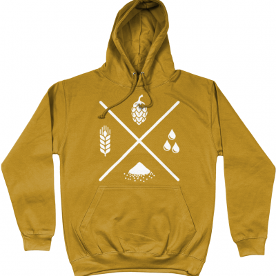 Four Ingredients Hoodie - Mustard