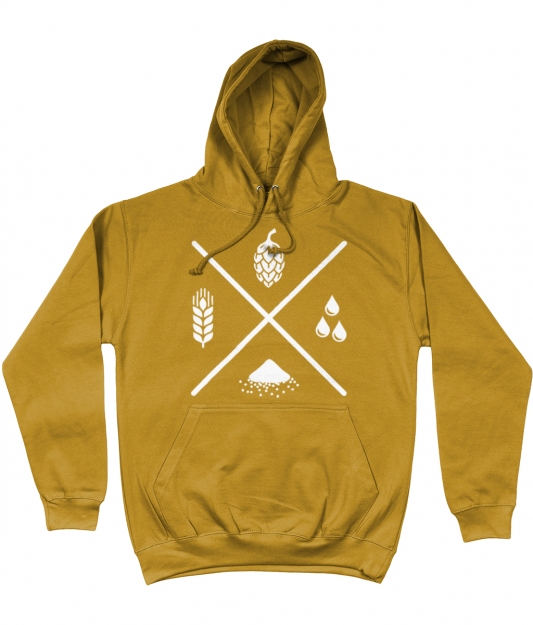 Four Ingredients Hoodie - Mustard