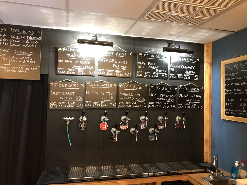 Crafty Tap Beer Board