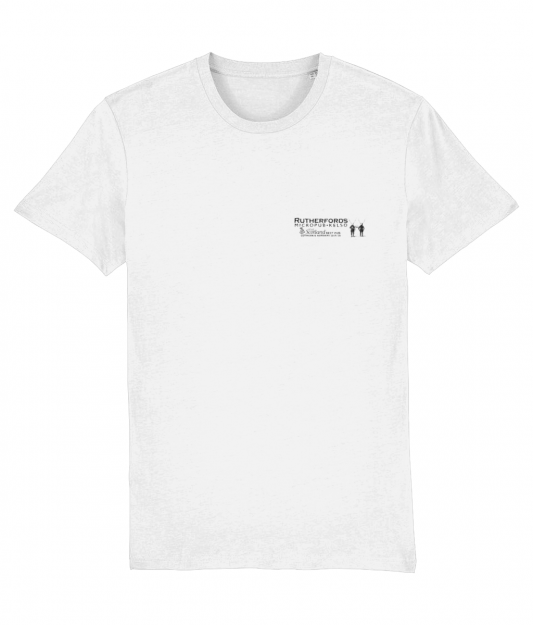 Rutherfords White T Small Print