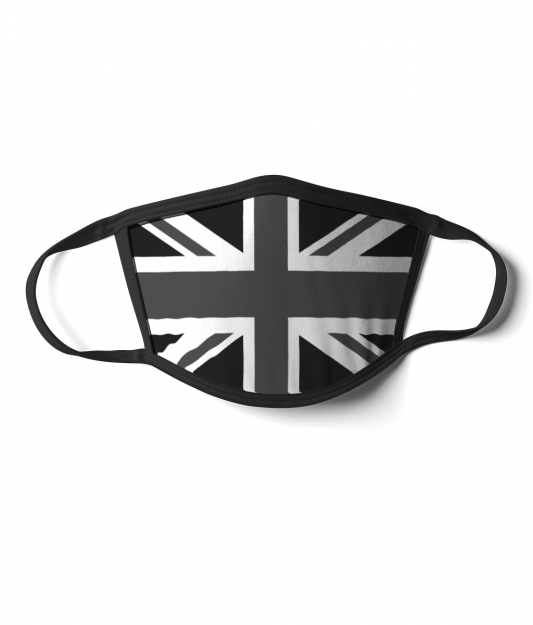 Union Jack B&W Face Mask